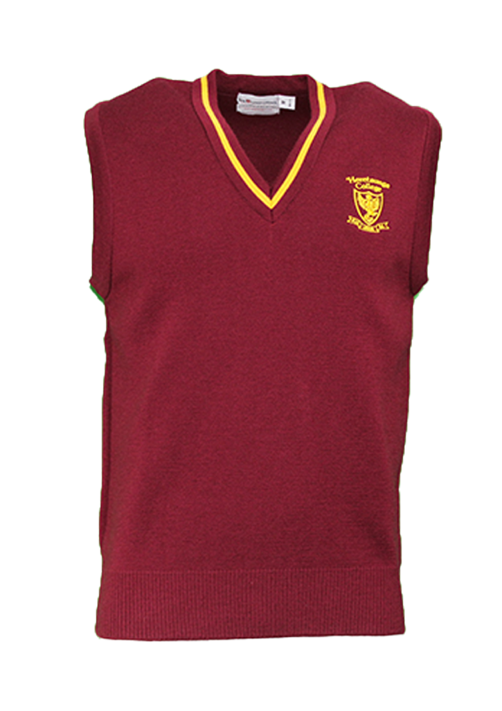 Heretaunga College Senior Vest Maroon/Gold